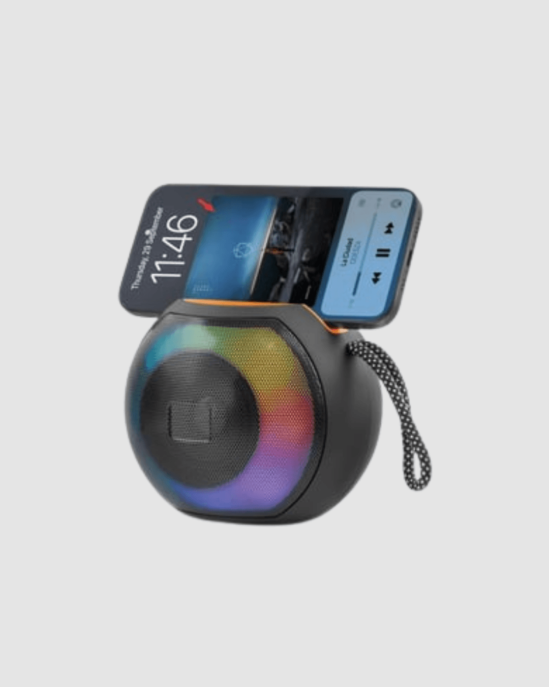 Bluetooth 5.0 Hoparlör – RGB Işıklı, Güçlü Bas ve 360° Surround Ses 5