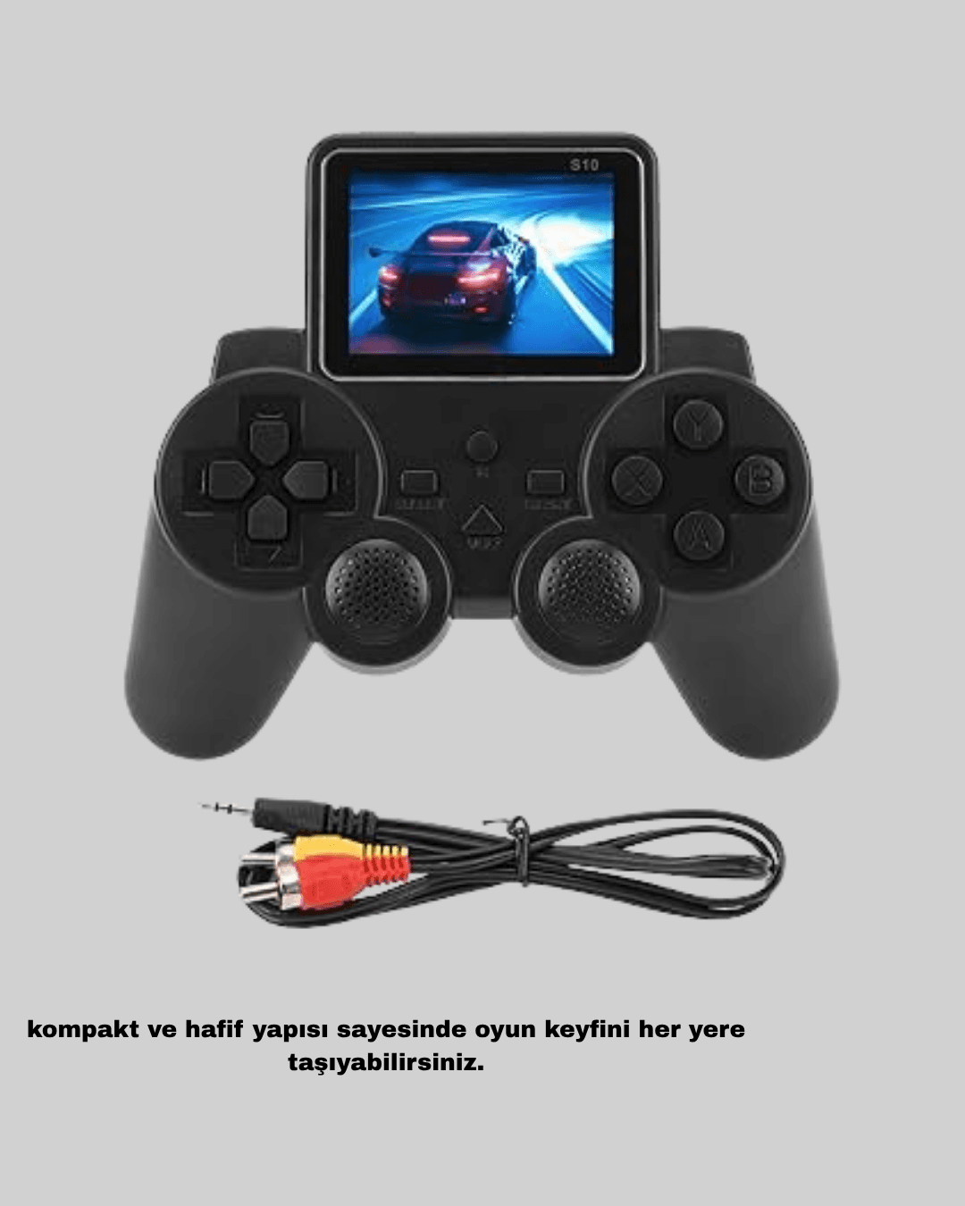 Mini Retro Oyun Konsolu S10 2.8 İnç Ekran Taşınabilir Klasik Atari 6