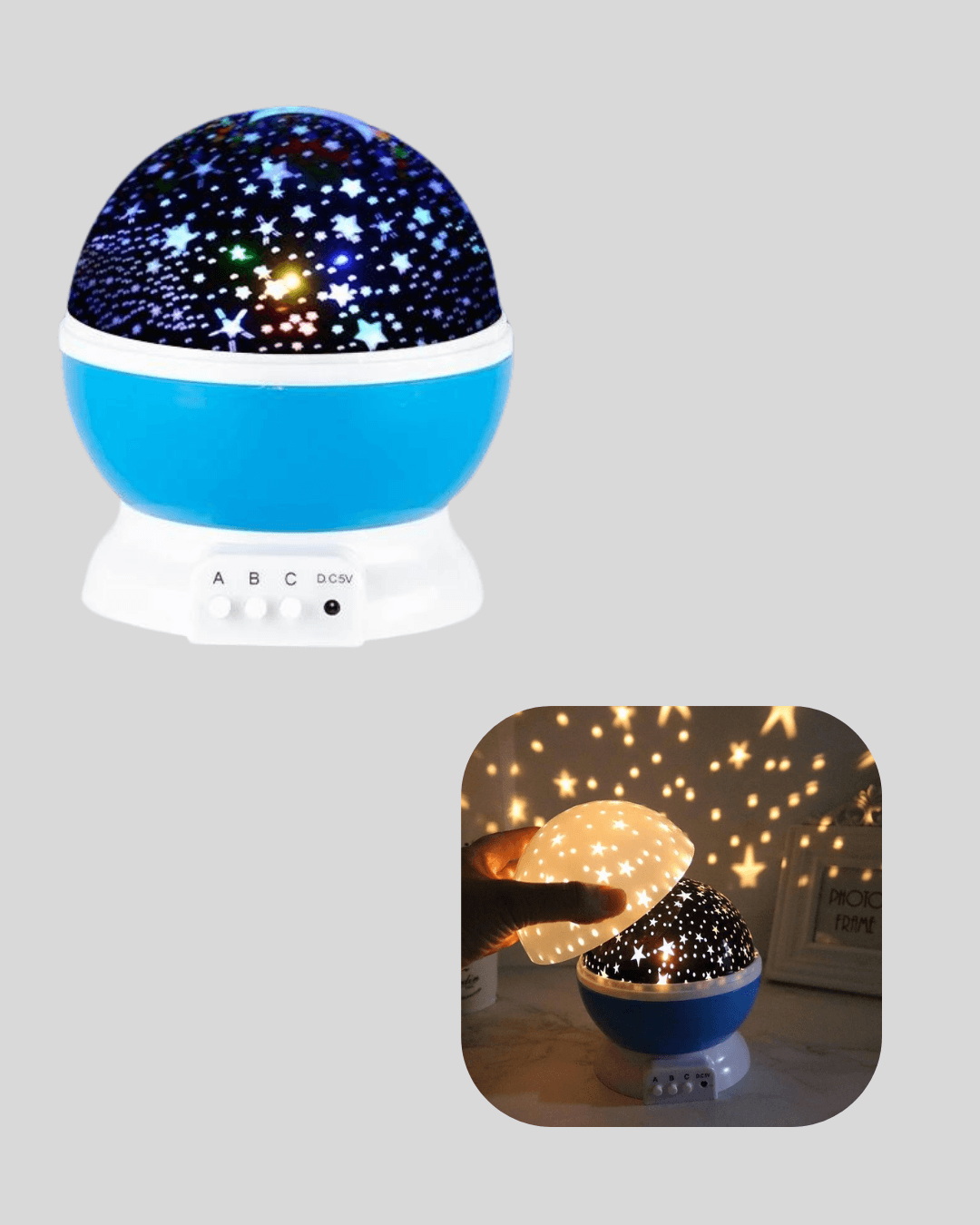 Çocuk Gece Lambası 6 Modlu Renkli LED Enerji Tasarruflu Masal Işığı 6
