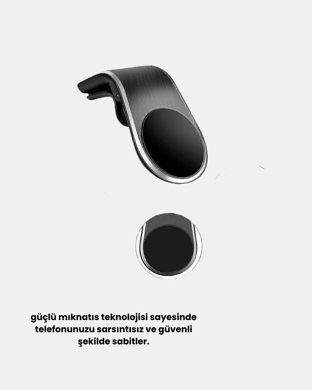 Manyetik Araç Telefon Tutucu 360° Dönebilen ve Sarsıntısız Güçlü Mıknatıslı 6