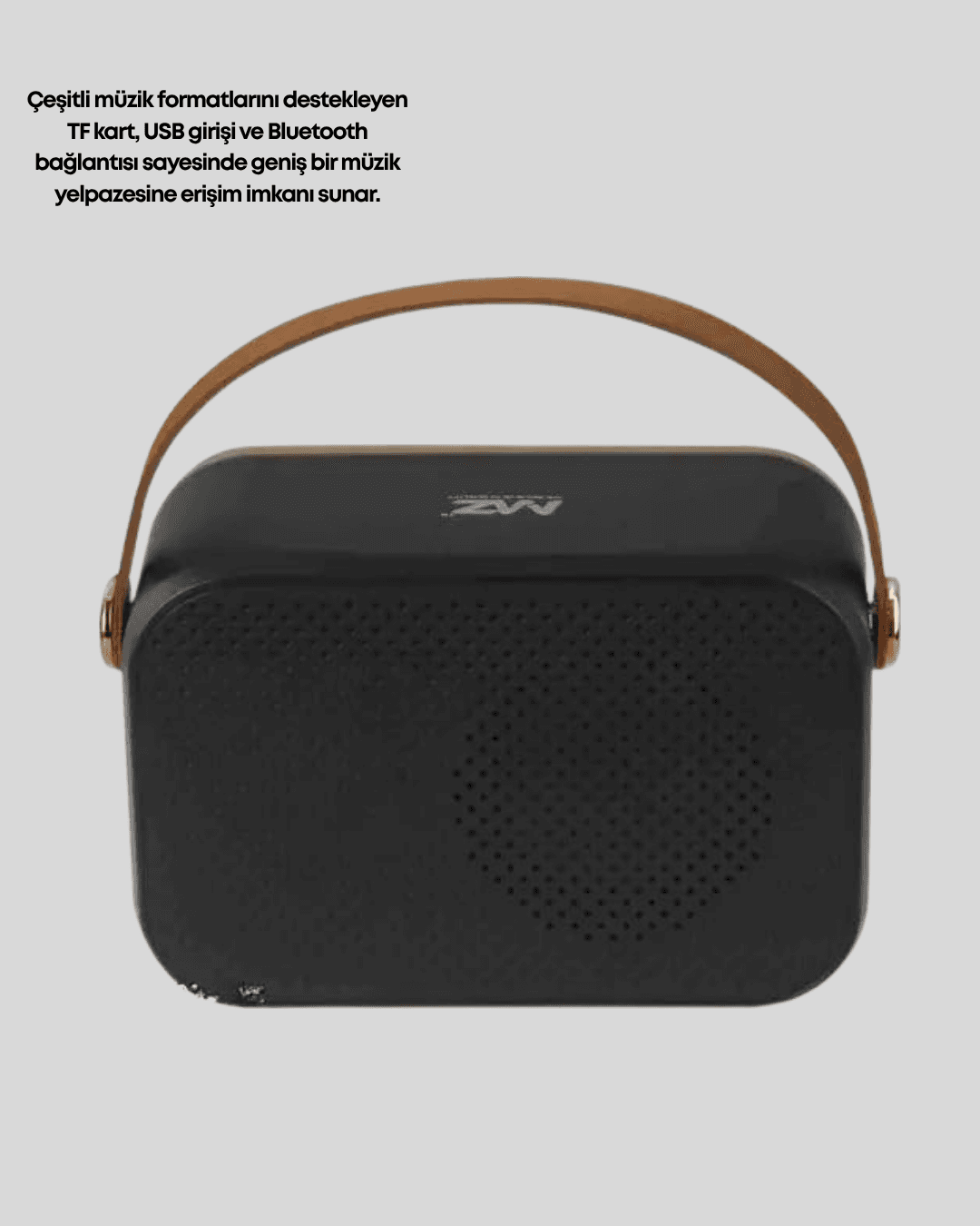Retro Tarz Kablosuz Radyo – Bluetooth, USB ve TF Kart Girişli 3