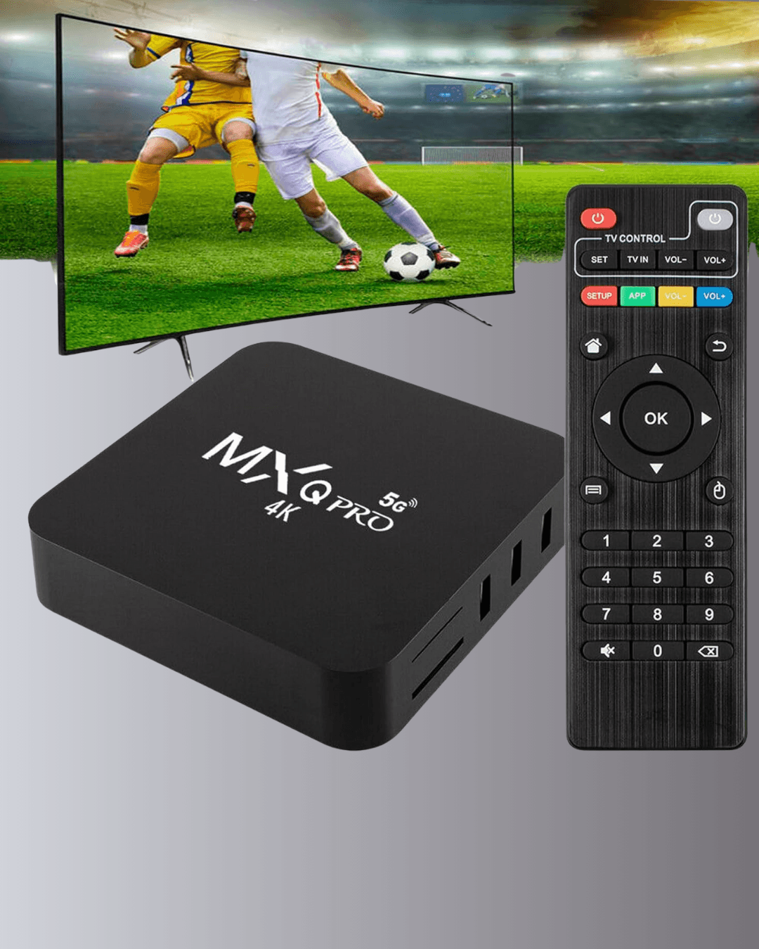 Android TV Box 4K – 2GB RAM 16GB ROM, Kablosuz Wi-Fi Medya Oynatıcı 4