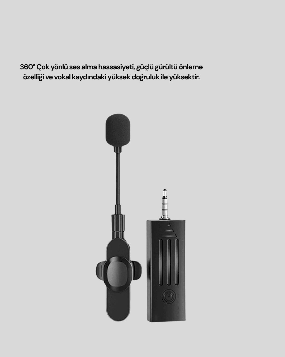 Kablosuz Mikrofon K35 3