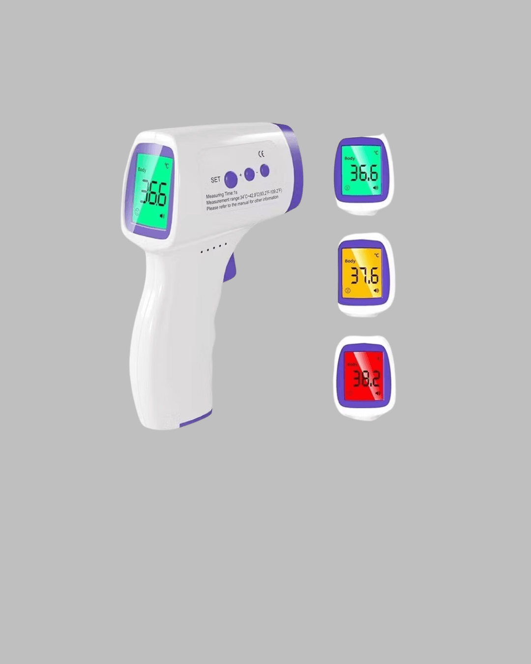 LCD EKRAN TEMASSIZ ATEŞ ÖLÇER 5