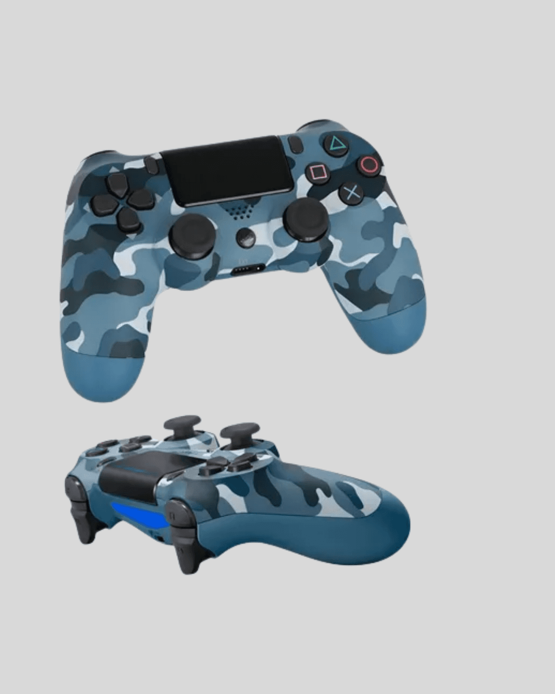 Bluetooth Kablosuz PS4 Gamepad Çift Motorlu Siyah Oyun Kolu 3