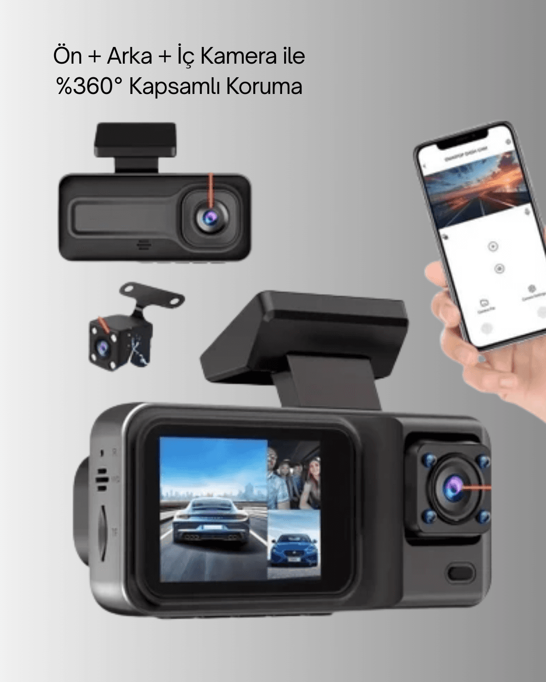 A98 GENİŞ AÇILI ARAÇ KAMERA 5