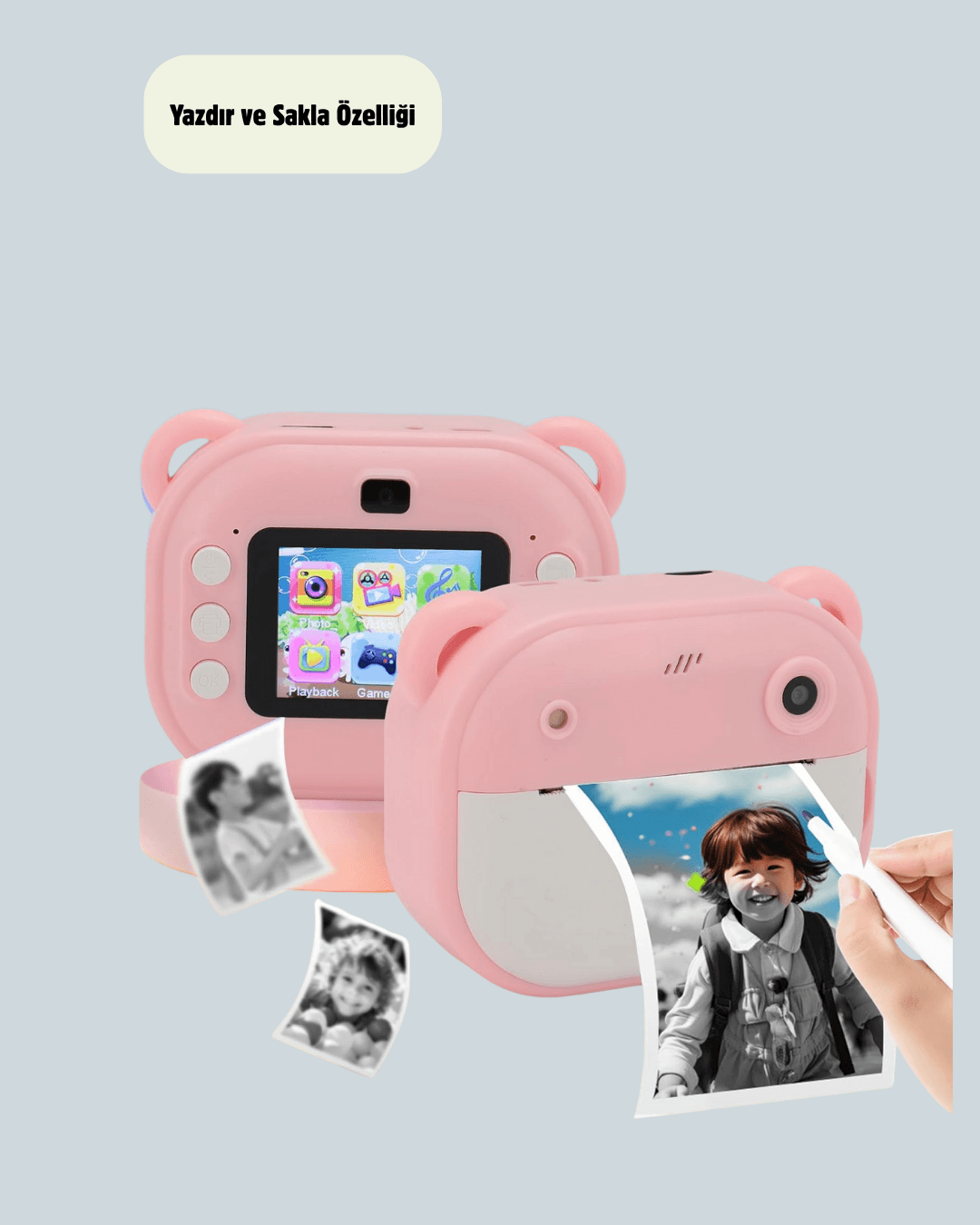32GB Hafızalı Şipşak Çocuk Kamerası 5