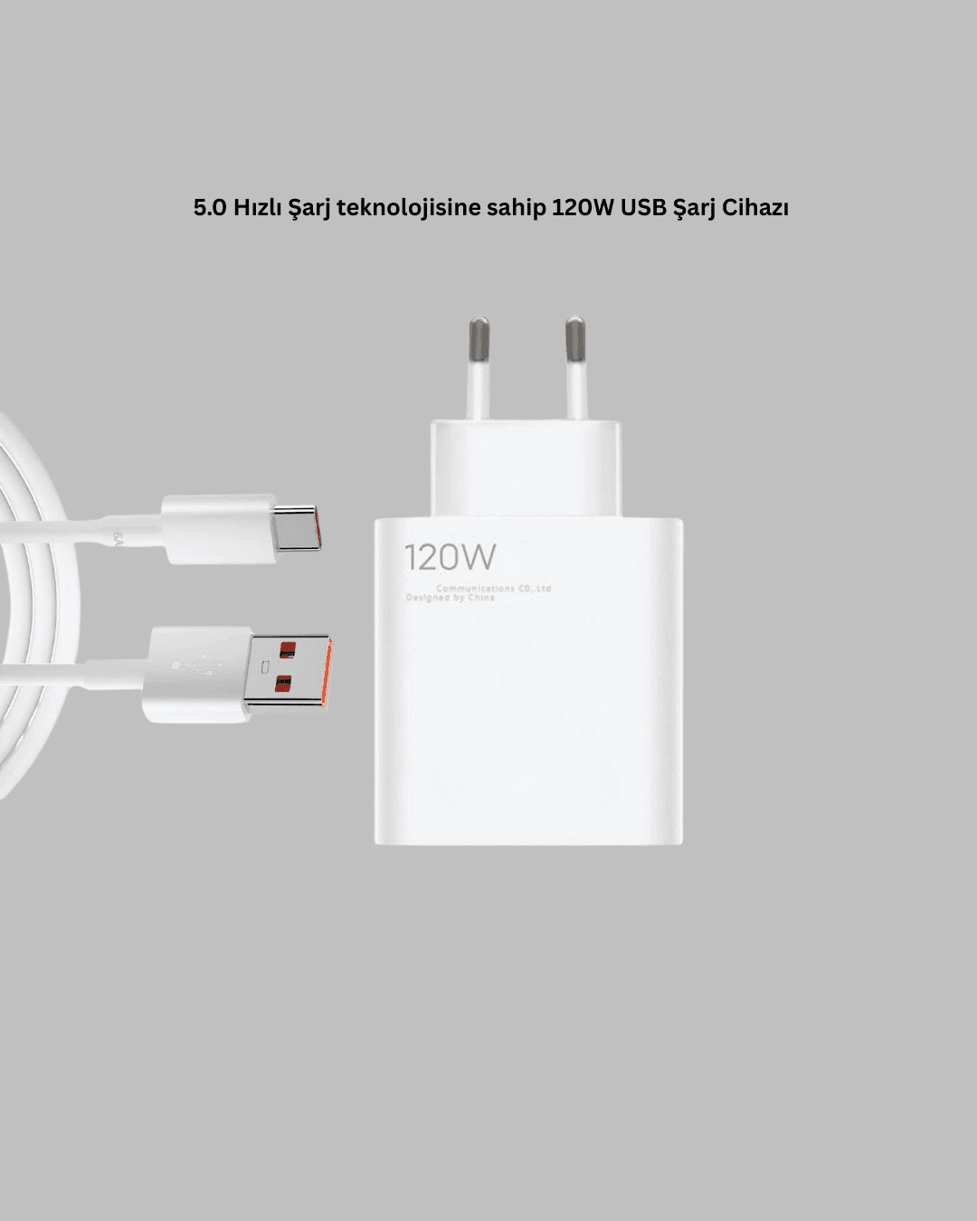 120W Type C Hızlı Şarj Adaptörü Poco X3 X4 X5 Pro Uyumlu Şarj Başlığı 4