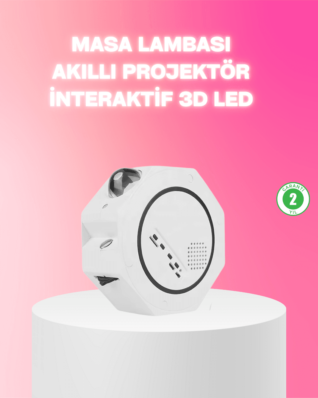 360° Döndürülebilir Yıldızlı Gökyüzü Projeksiyon Gece Lambası