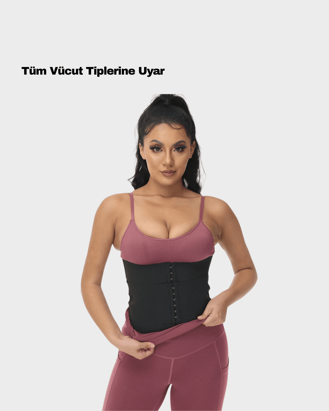 Toparlayıcı Bel Korsesi Nefes Alabilen Elastik 6