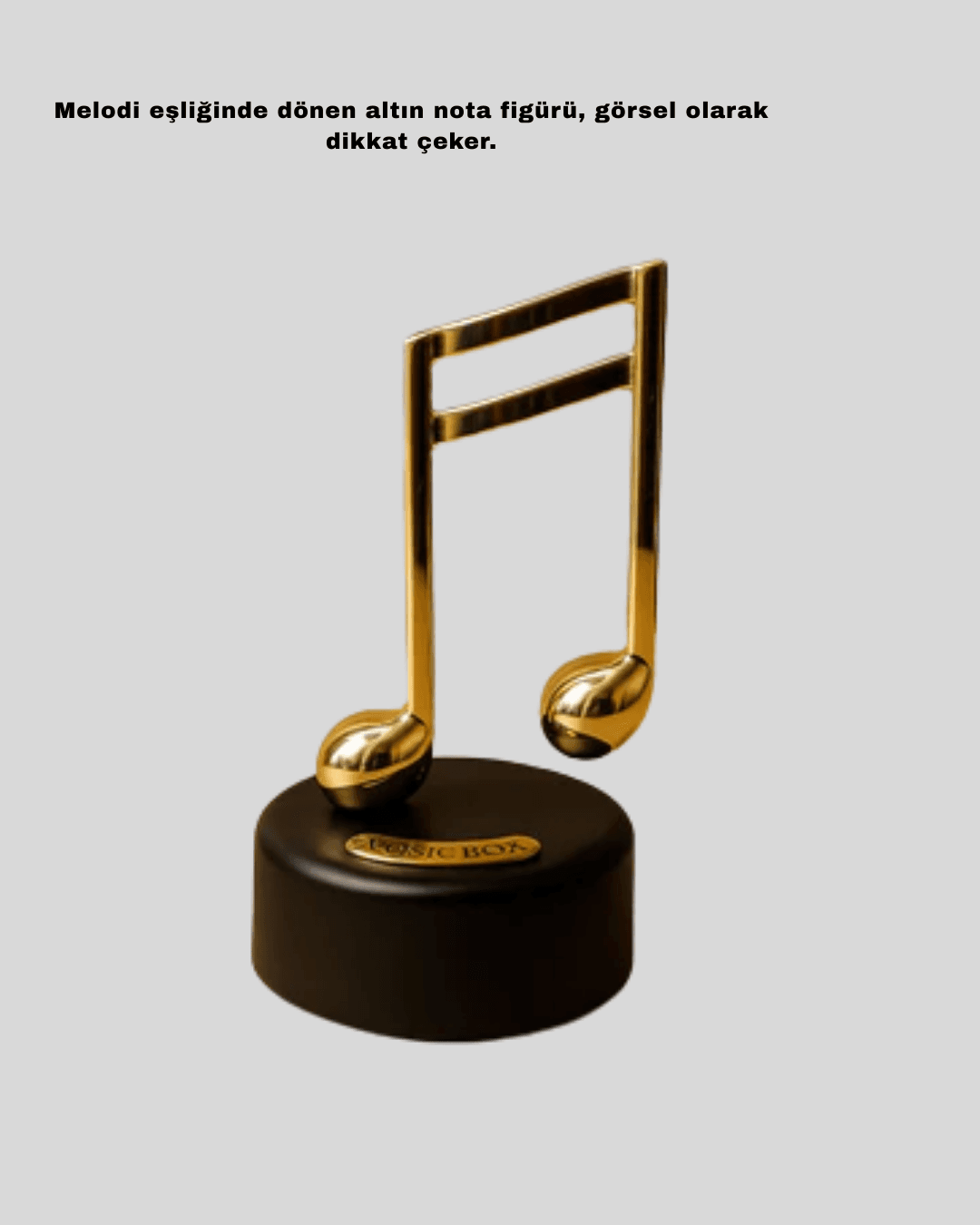 Nota Figürü Müzik Kutusu Melodious Model 6