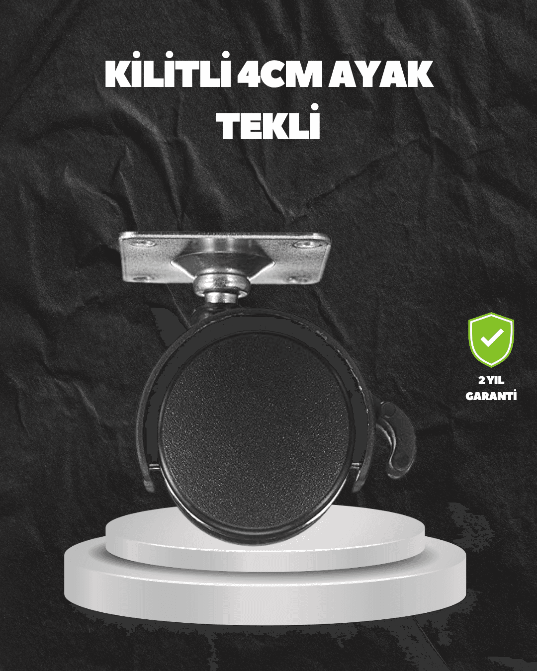 Kilitli 4 cm Evrensel Tekerlek Ayak Tek Adet