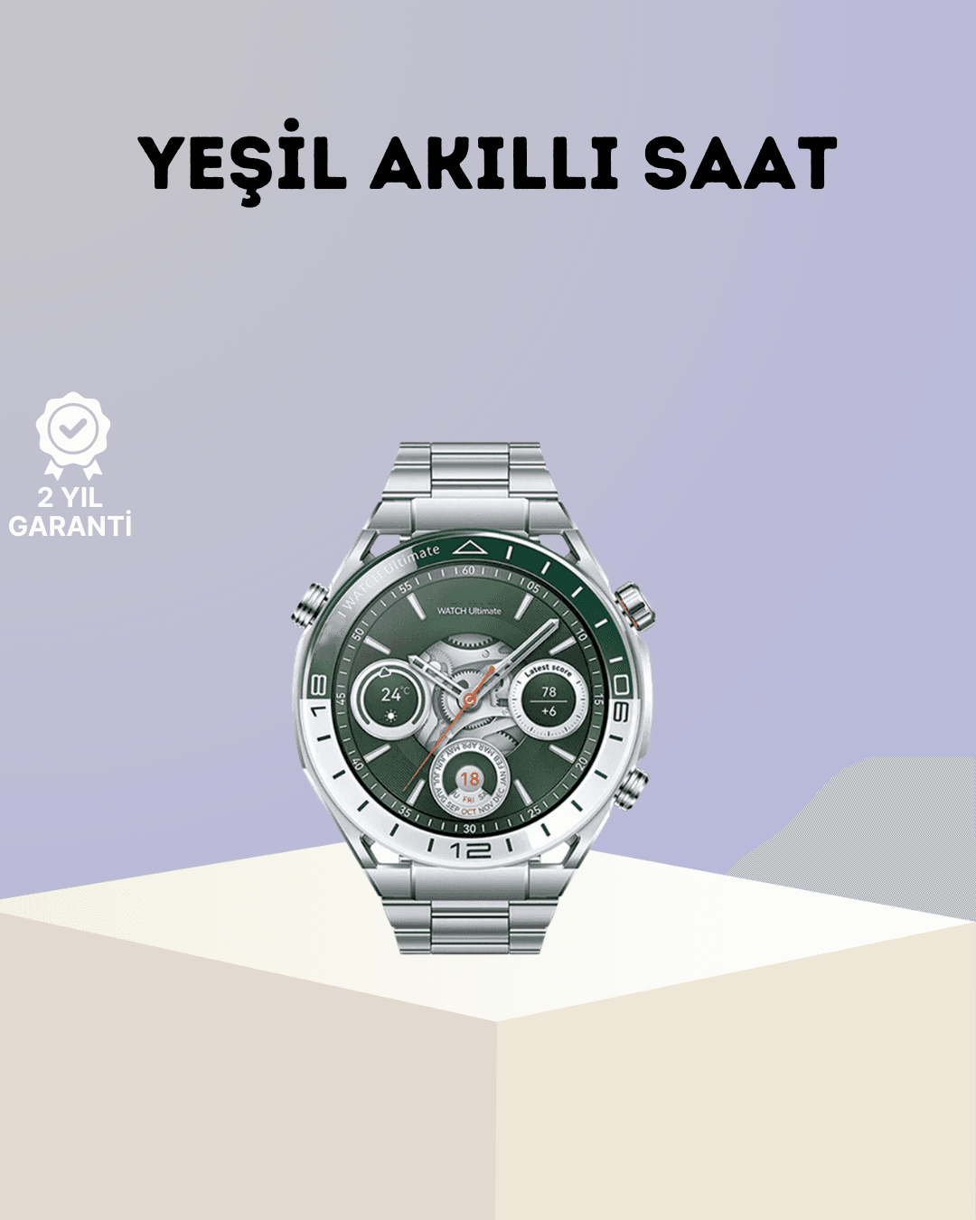 Premium Amoled Akıllı Saat GPS Harita Desteği Bluetooth Arama Sağlık Takipli