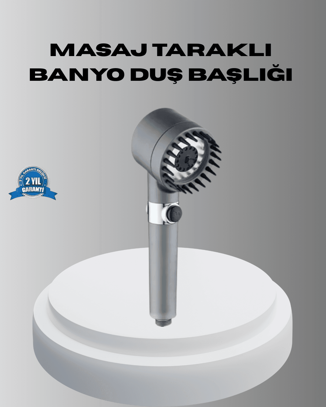 Spa Etkili Masaj Uçlu Duş Başlığı Ergonomik Tasarım