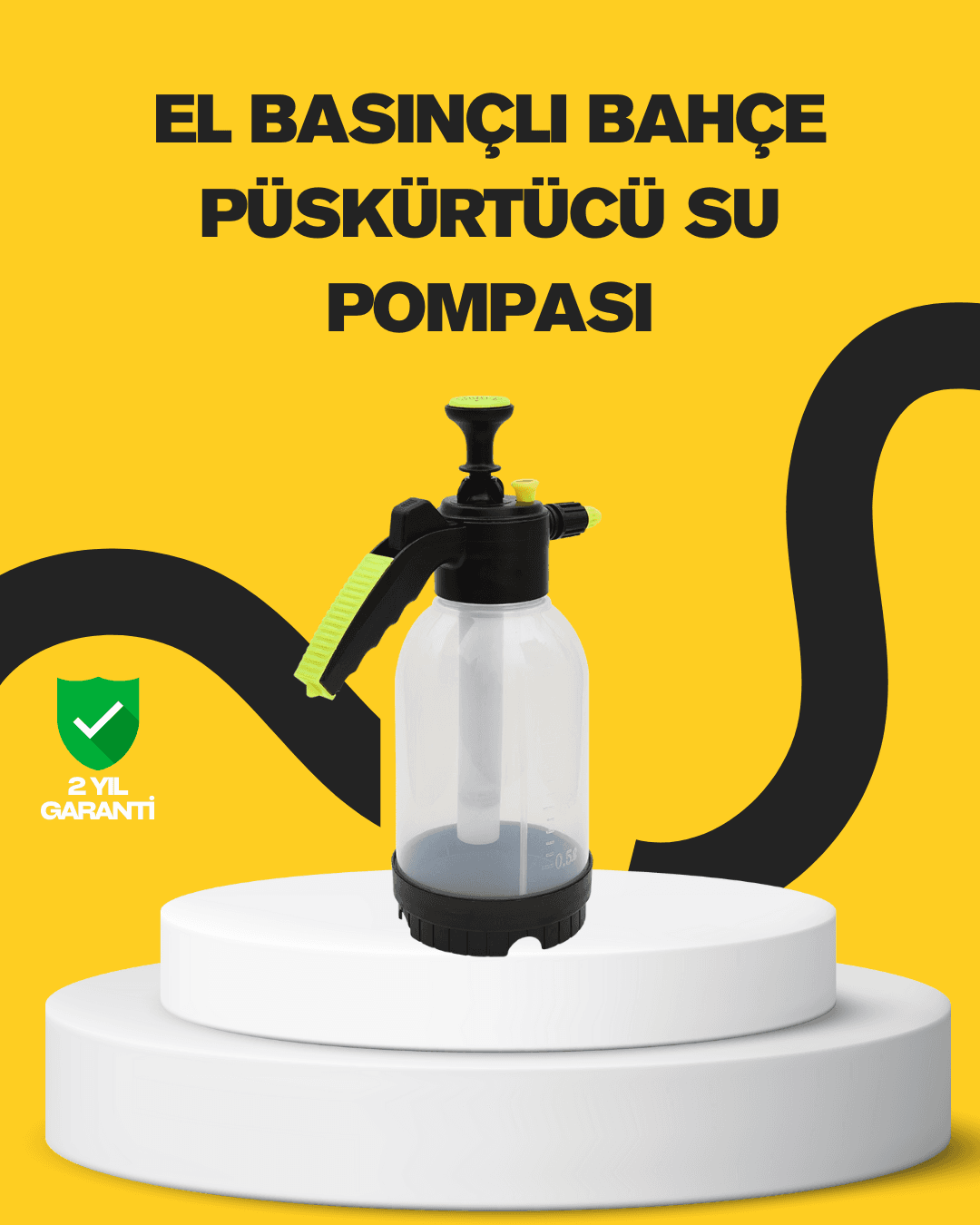 Köpük Püskürtücü 2 Litre Dayanıklı Manuel Basınçlı Yıkama Şişesi Oto Temizlik