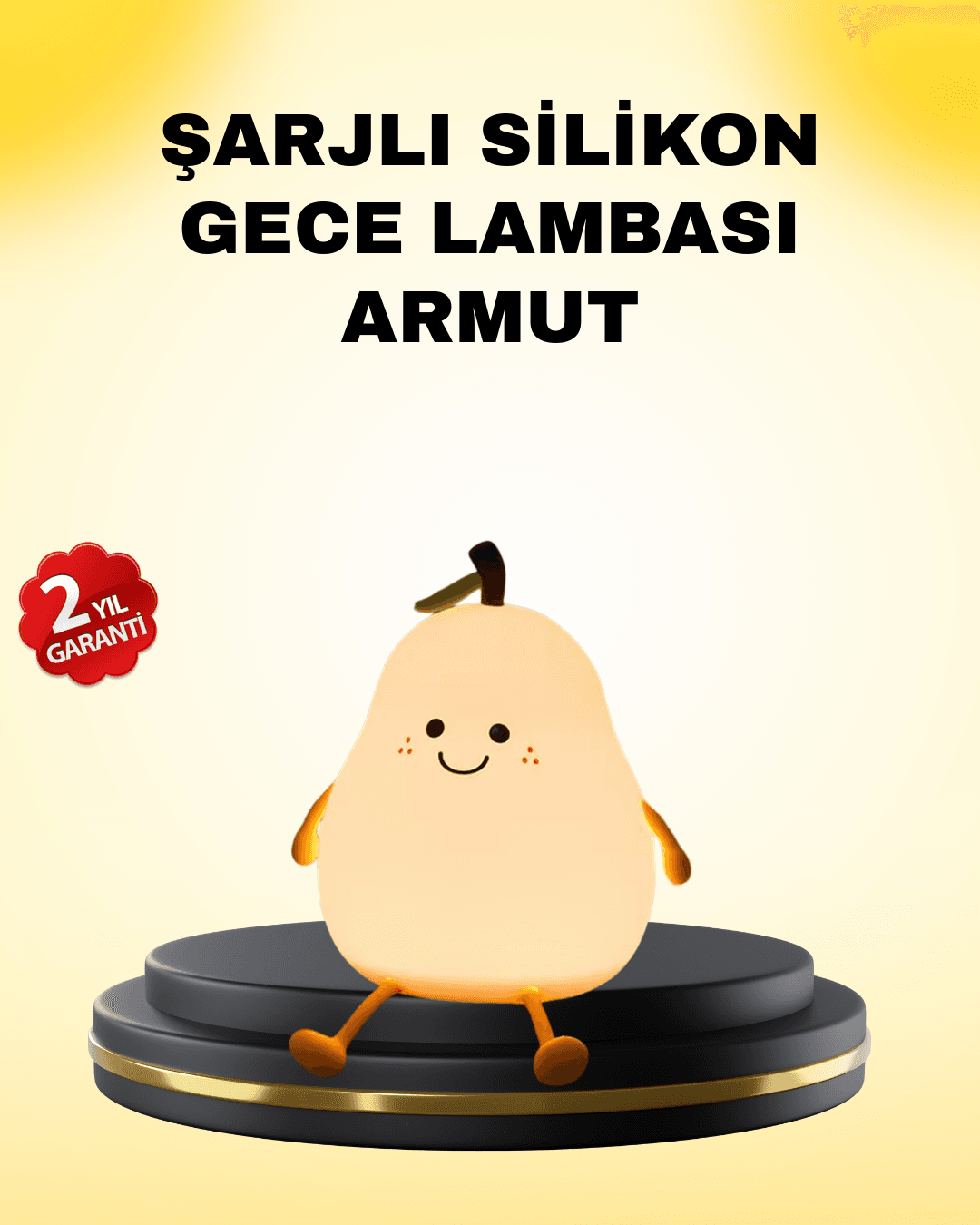 Dekoratif Armut LED Lamba Renk Ayarlı Şarj Edilebilir