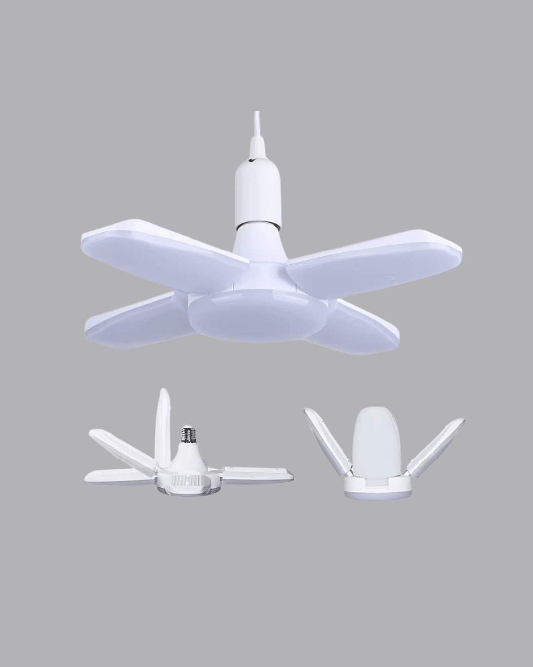 Enerji Tasarruflu LED Ampül 60 Watt 4 Kollu Beyaz Işık 3