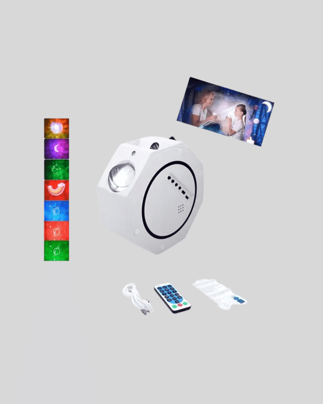 Taşınabilir 360° Ayarlanabilir Gökyüzü Projeksiyon Lambası 4