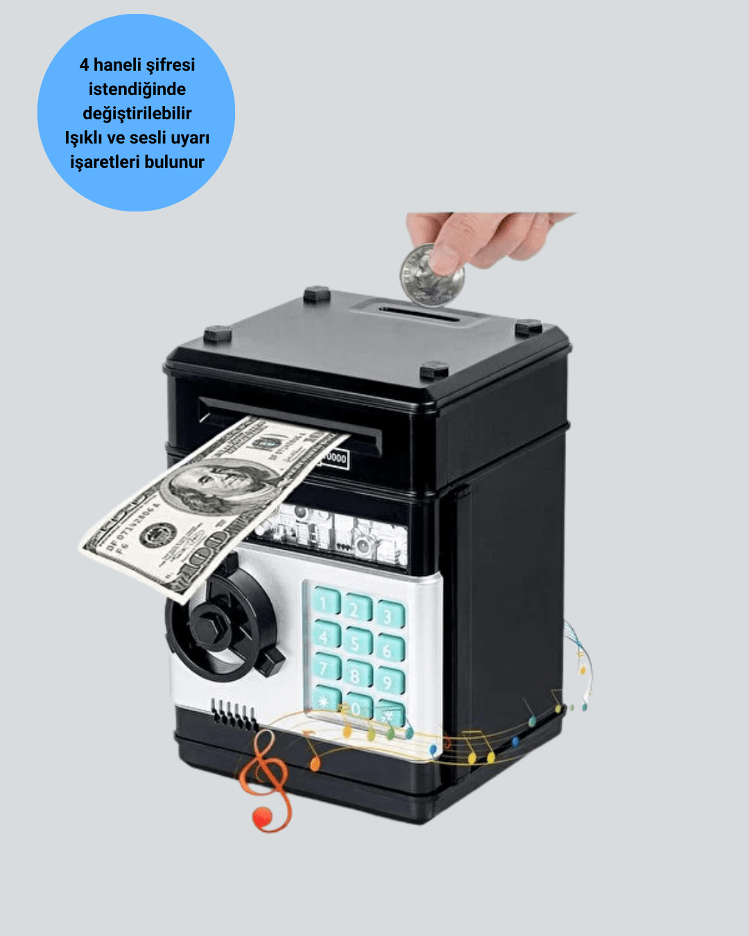 SAM53 NUMBER BANK SİYAH 5