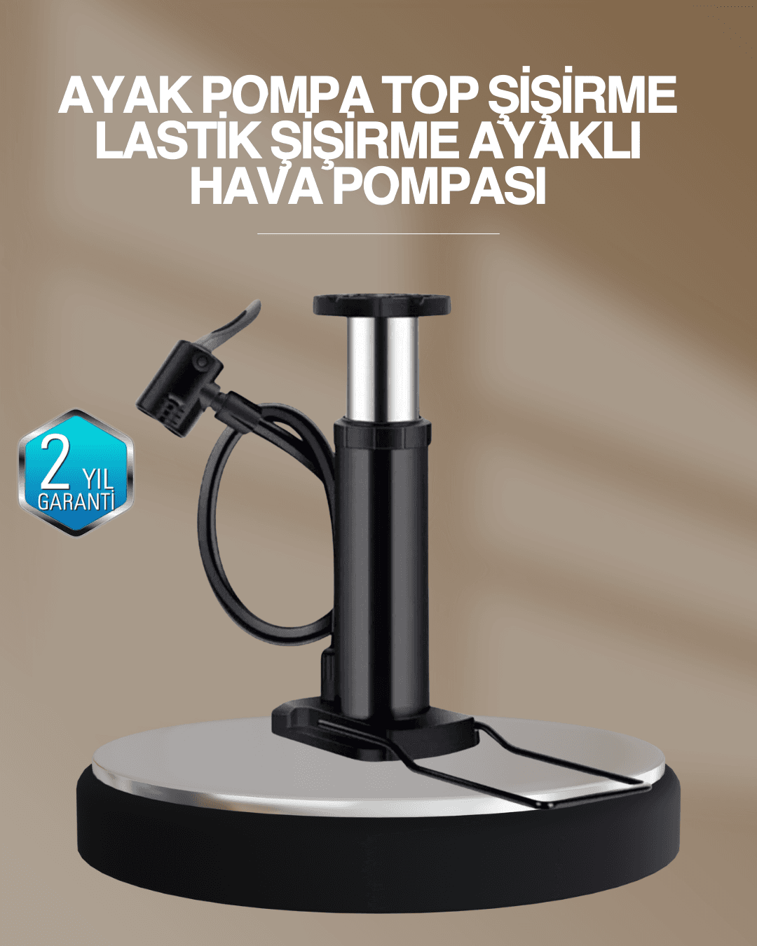 Extra Güçlü Ayak Pompası Otomobil Motosiklet Bisiklet Uyumlu