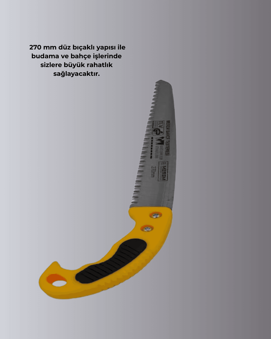 Bahçe ve Ağaç Budama Testeresi Ergonomik Saplı 6