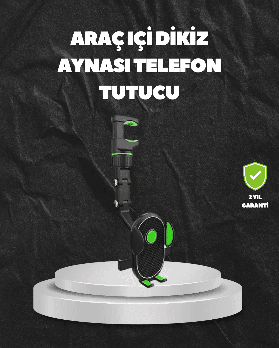 Ayarlanabilir Dikiz Aynası Telefon Tutucu Sağlam ve Şık Tasarım