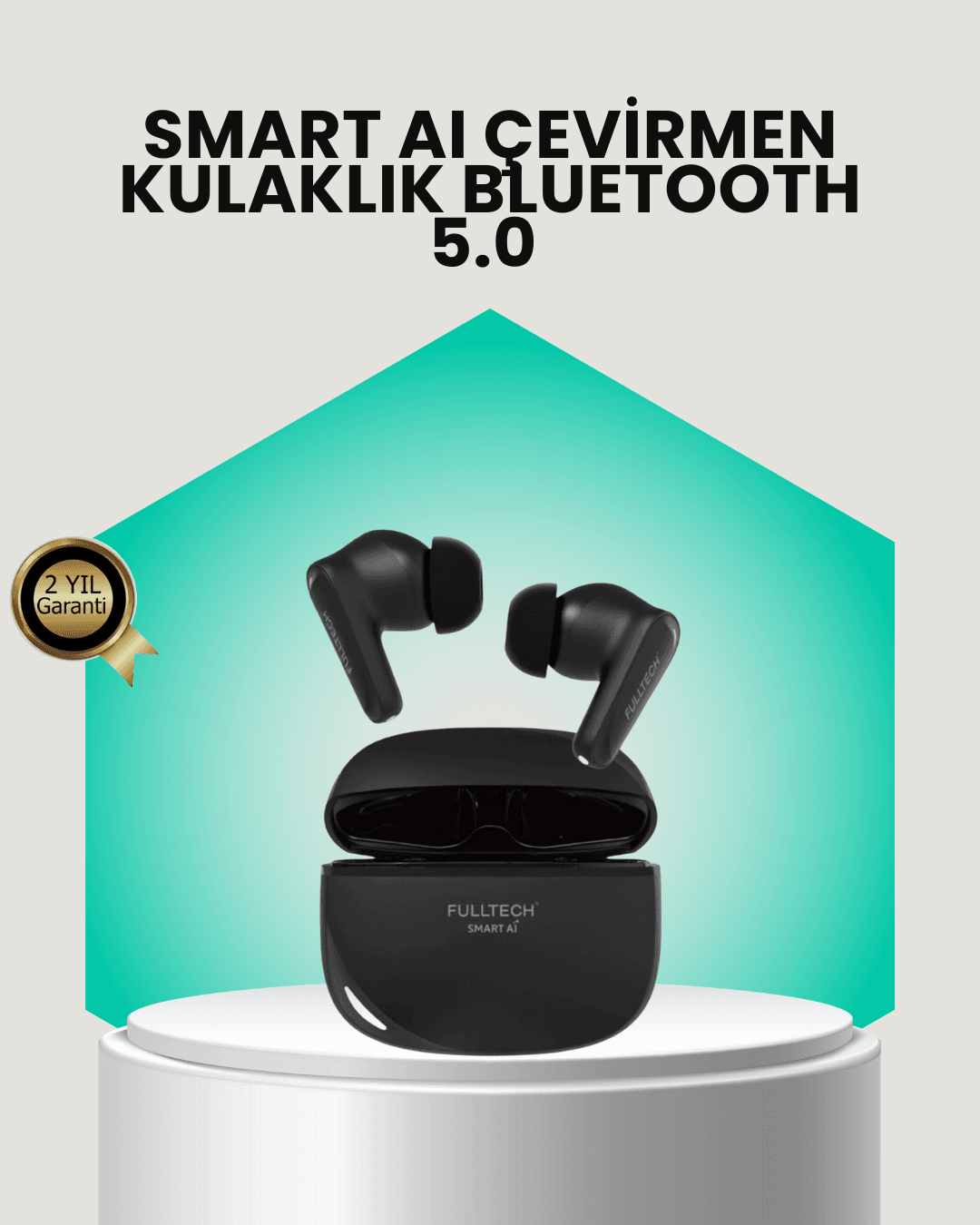 135 Dilde Gerçek Zamanlı Çeviri Özellikli TWS Bluetooth Kulaklık