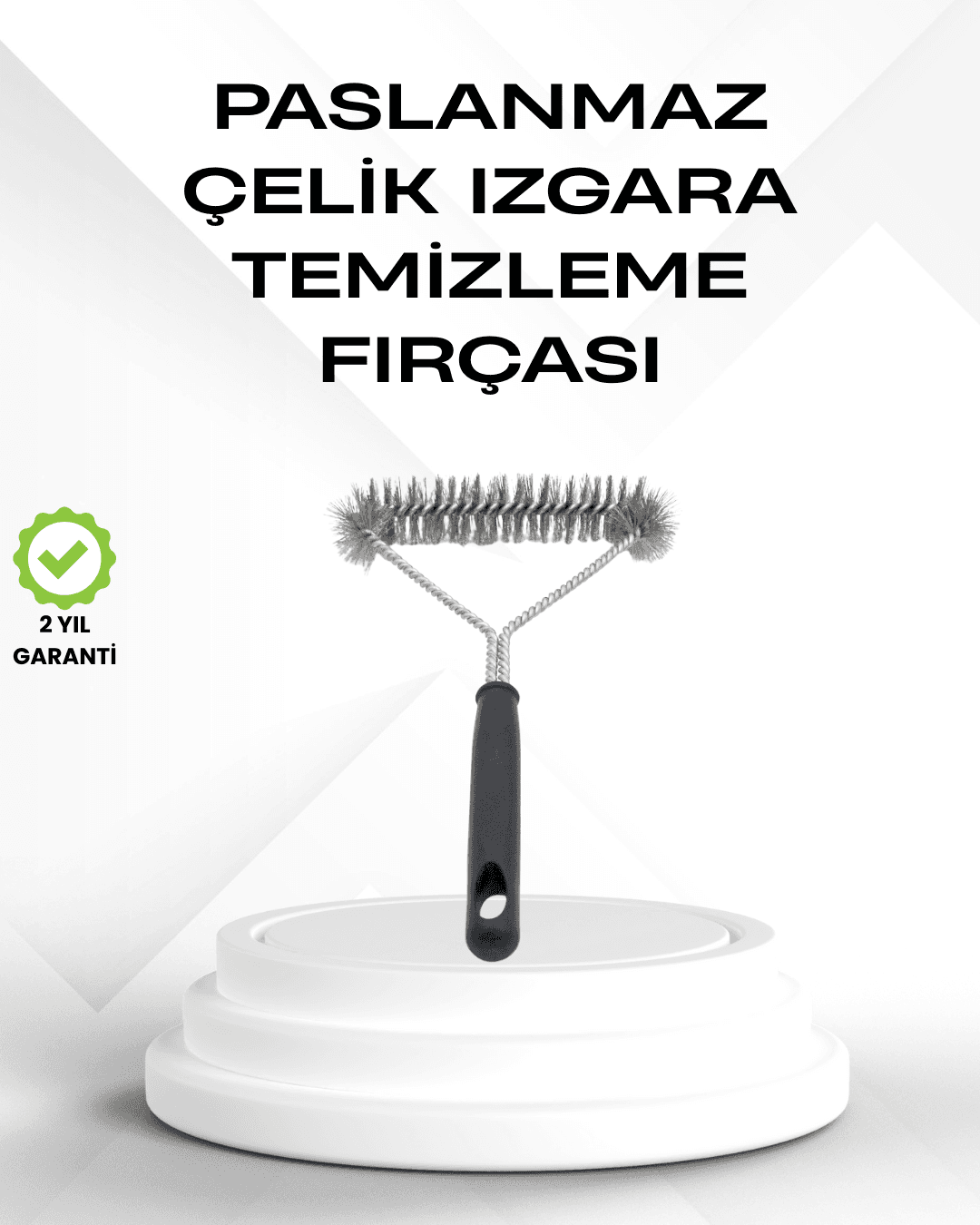 Tel Izgara Temizleme Fırçası BBQ Sonrası Kolay Temizlik