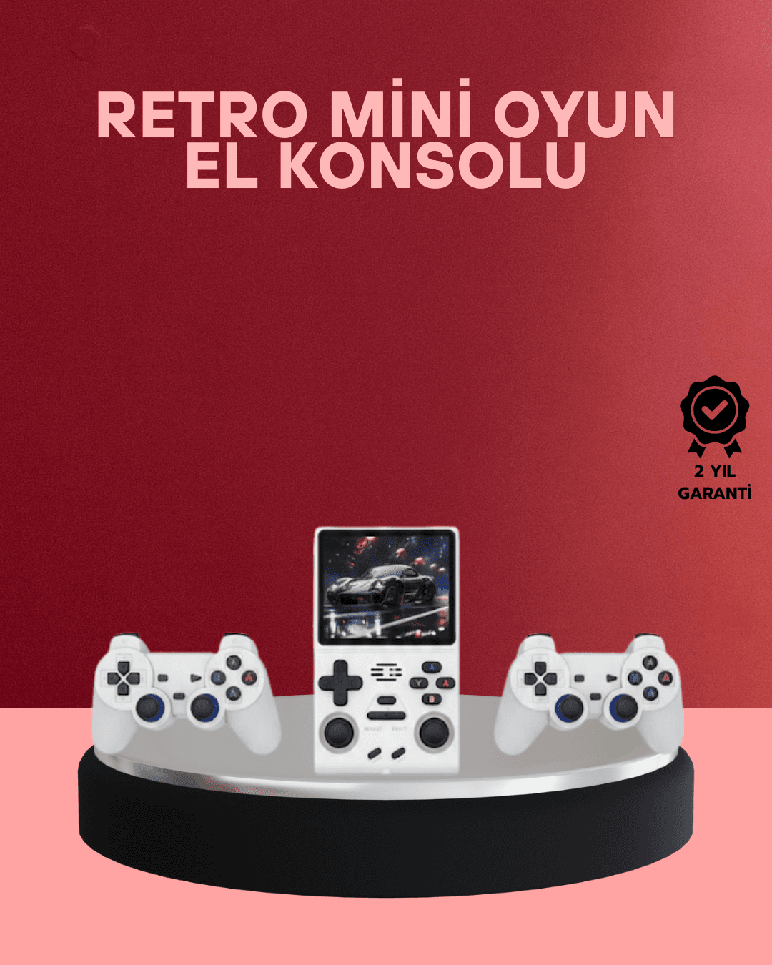 Kablosuz Kollu El Oyun Konsolu TV Bağlantı Destekli