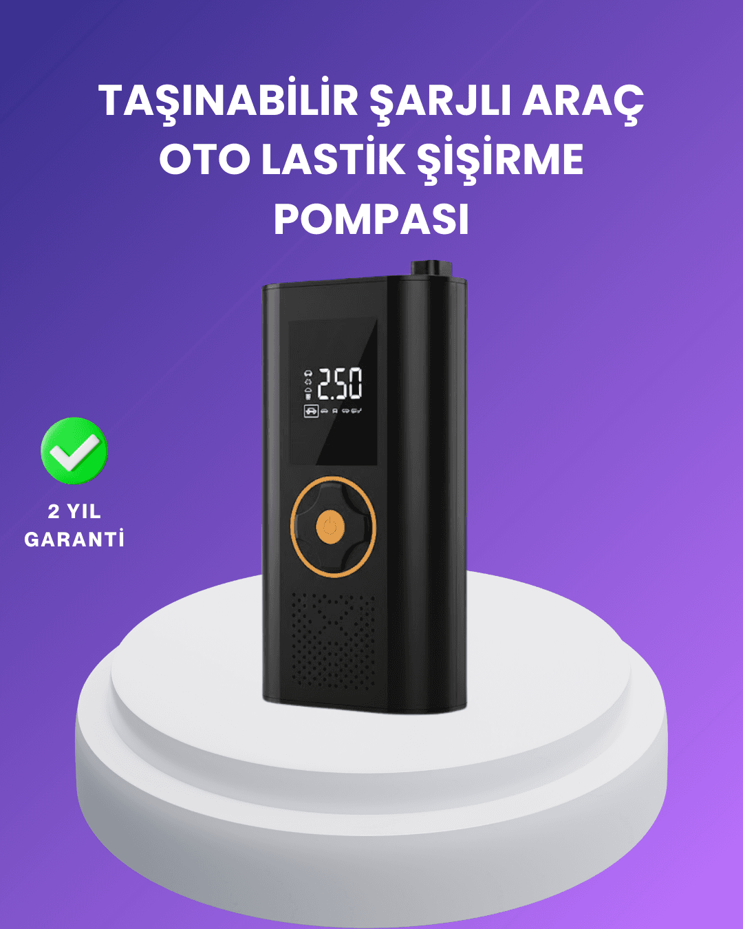 LED Ekranlı Akıllı Hava Kompresörü Hassas Basınç Kontrolü