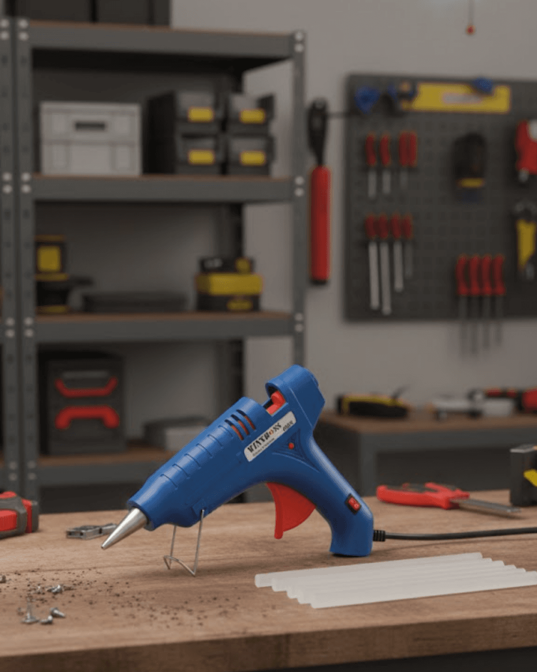 100W Hızlı Isınan Silikon Tabancası 11 mm Uyumlu 5 Adet Silikon Hediyeli