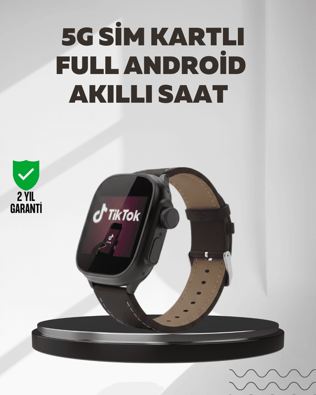 SIM Kartlı Akıllı Saat GPS WiFi Bluetooth Destekli