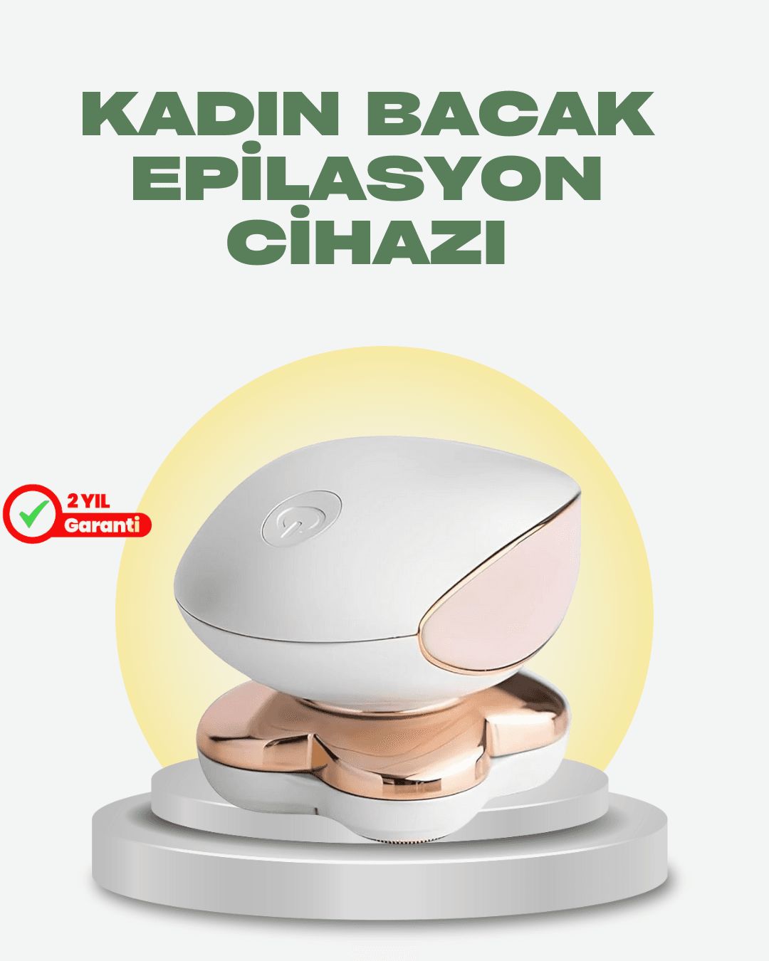 Vücut Tüy Temizleme Cihazı Ağrısız Tıraş Dört Kesici Başlık