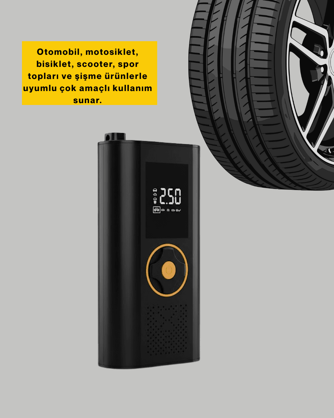 LED Ekranlı Akıllı Hava Kompresörü Hassas Basınç Kontrolü 3