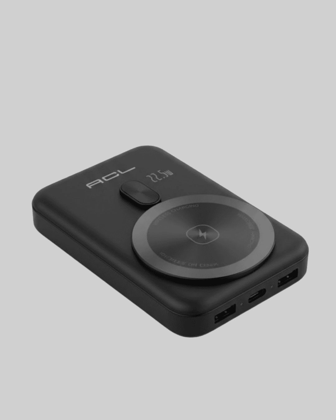 LCD Ekranlı Kablosuz Powerbank Type C ve USB Çıkışlı 3