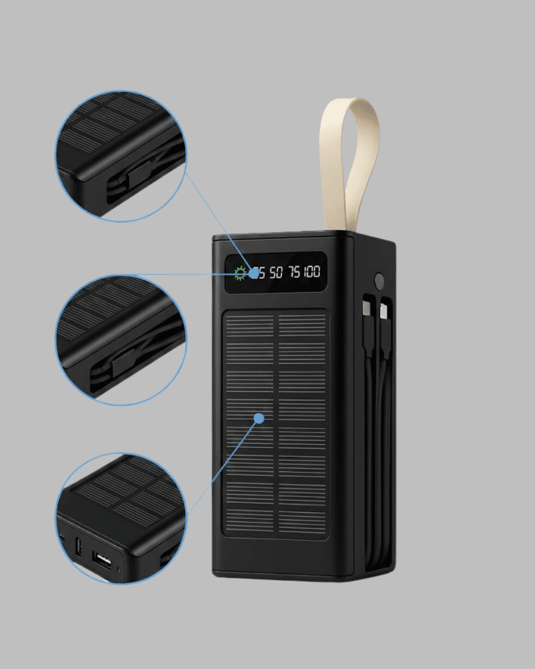 50.000 Powerbank güneş enerjili 3