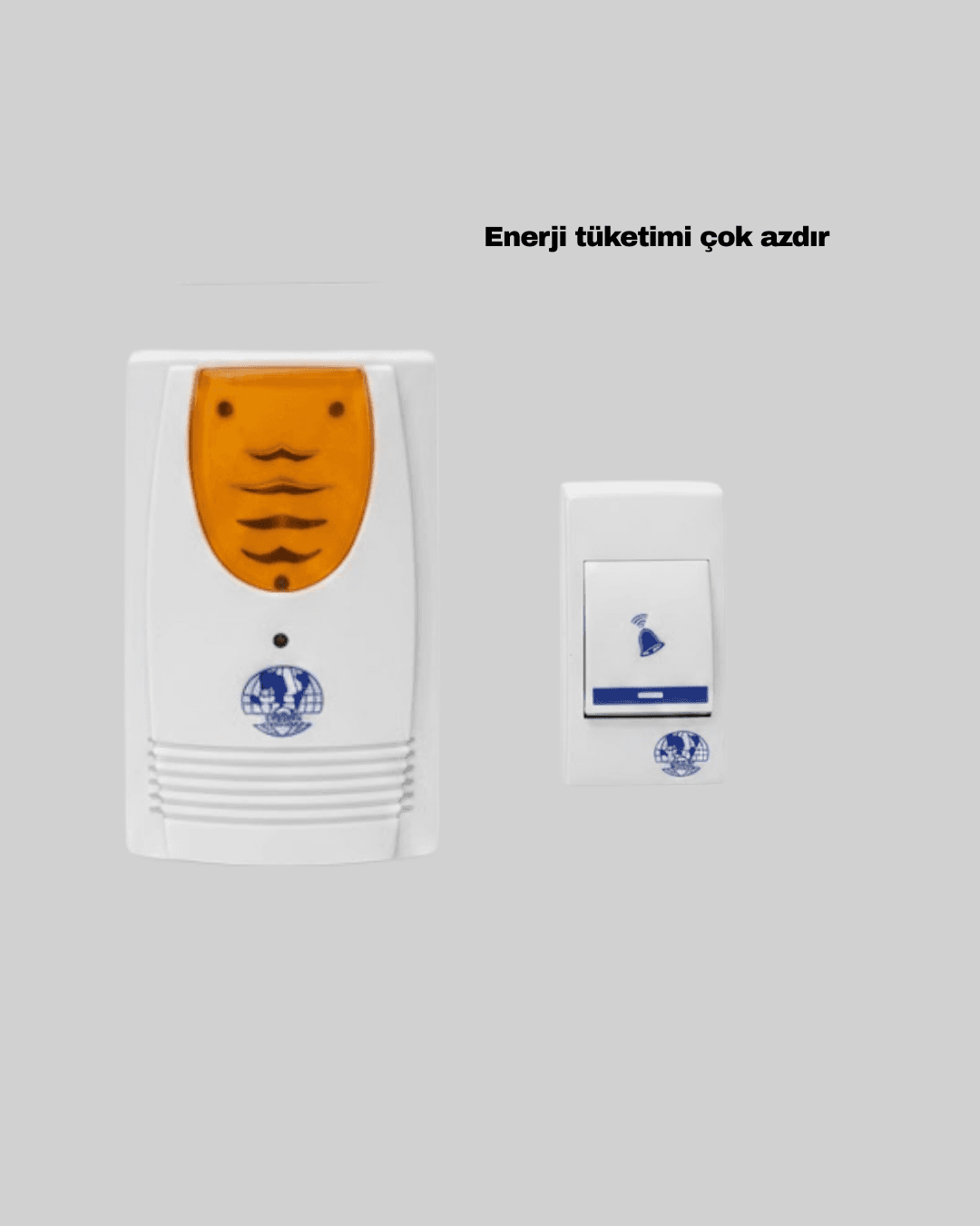Kablosuz Kapı Zili Kolay Kurulumlu Modern Kullanım 4