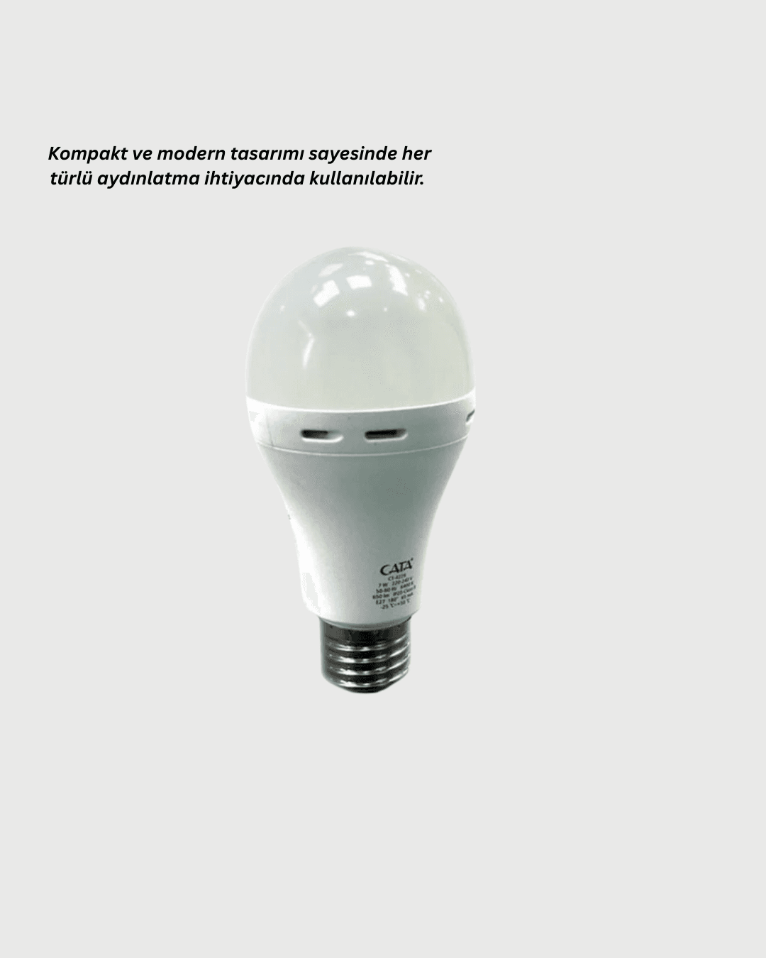 DL-2030 Şarjlı LED Ampul 5