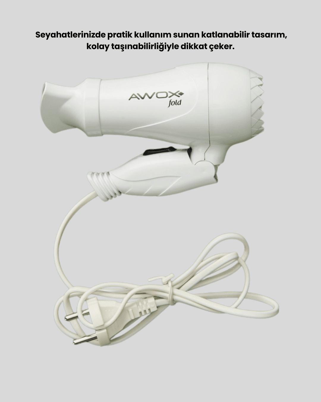 AWOX MİNİ FÖN BEYAZ 5