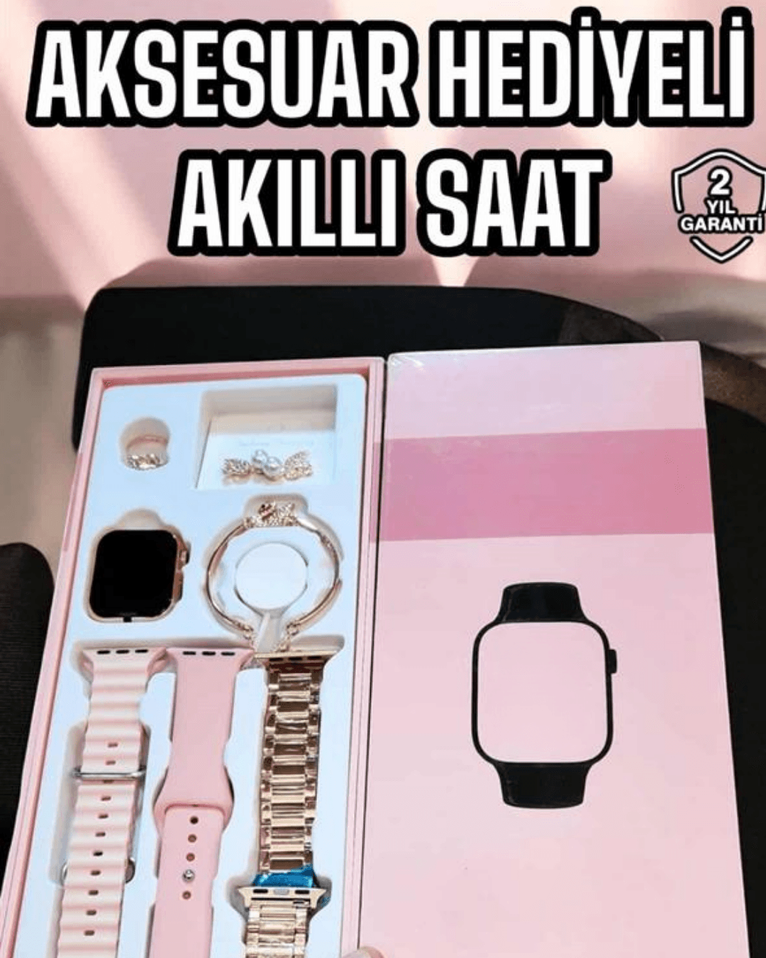 Akıllı Saat Sesli Görüşme Bildirim Görme Uyku ve Sağlık Takibi 6
