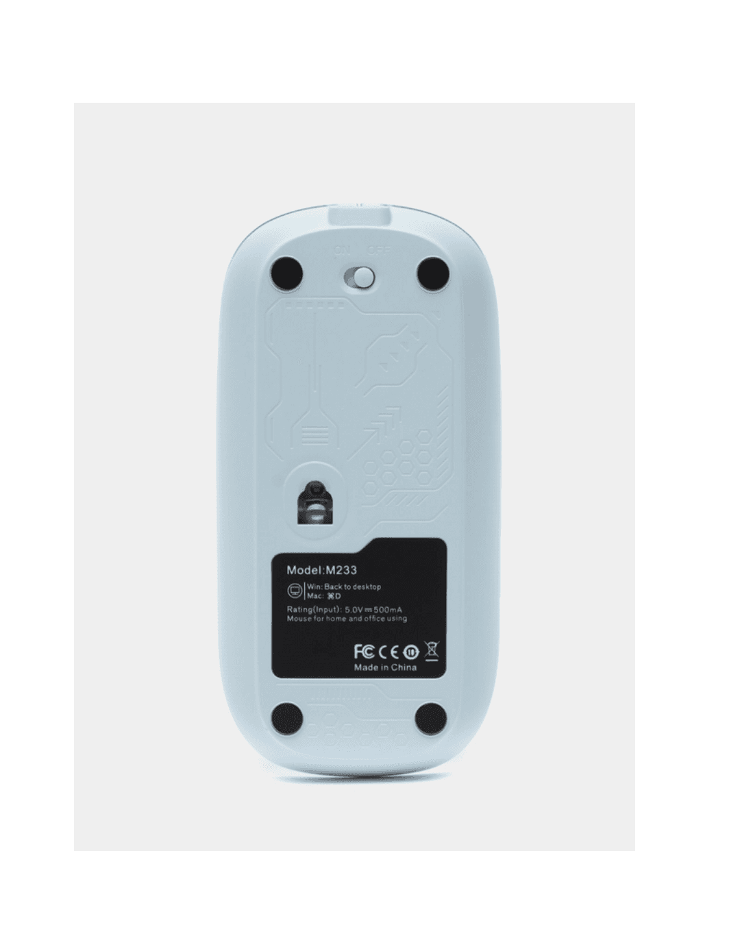 M223 Mavi Kablosuz Mouse Bluetooth 5.2 2.4G USB Optik 800-1600 DPI 6