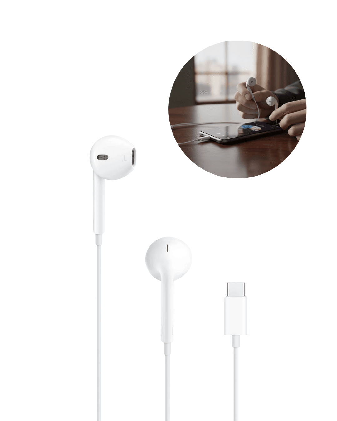 Type C Kablolu Kulak İçi Kulaklık İP15 Ergonomik Tasarım Mikrofonlu 6