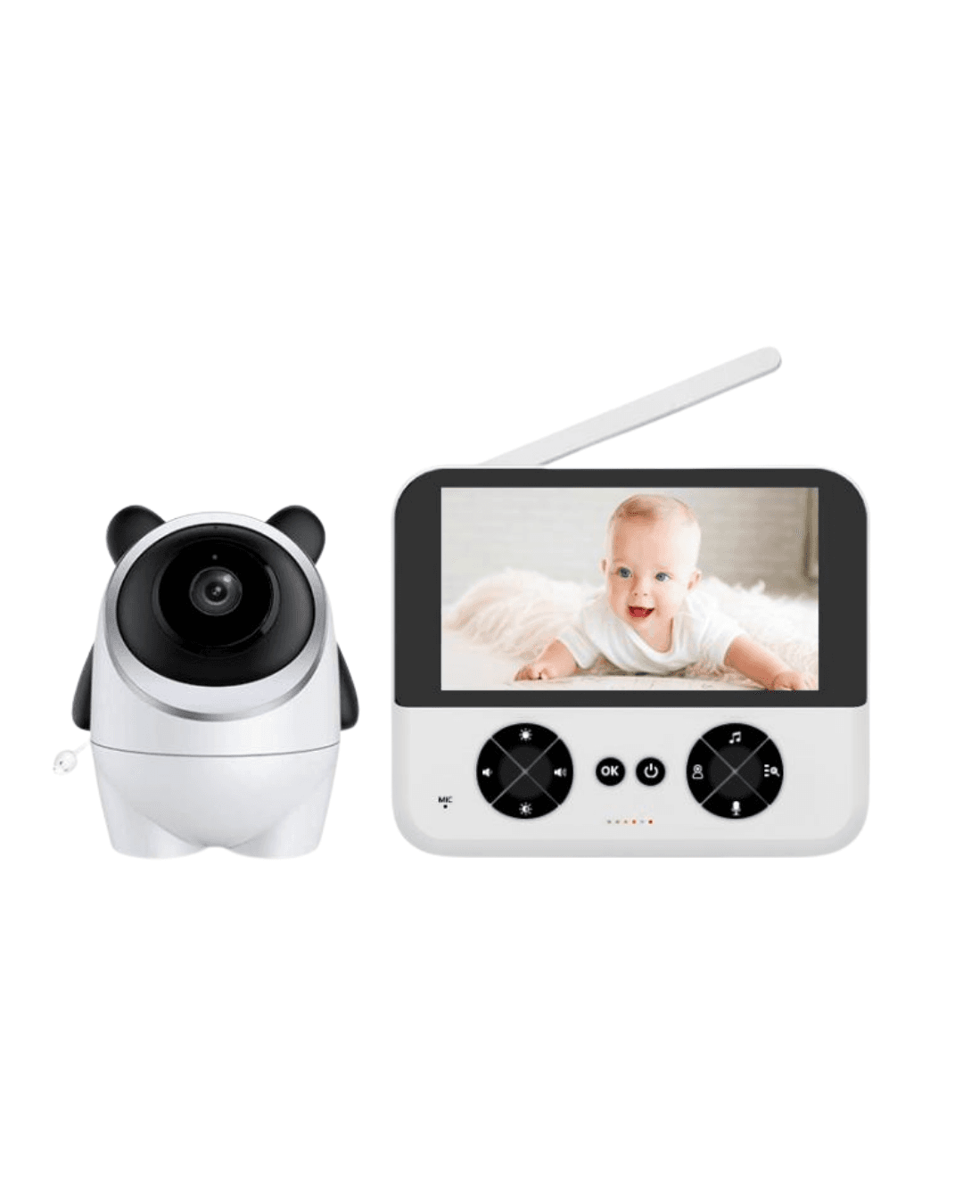 C5X Bebek Kamerası 720P HD Bebek Monitörü Gece Görüş ve Ağlama Algılama 6