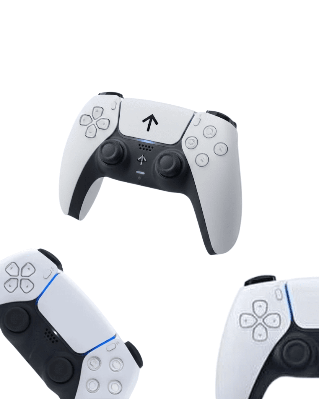 PS5 Uyumlu Kablosuz Oyun Kolu Ergonomik Titreşimli Şarj Edilebilir Kumanda 6