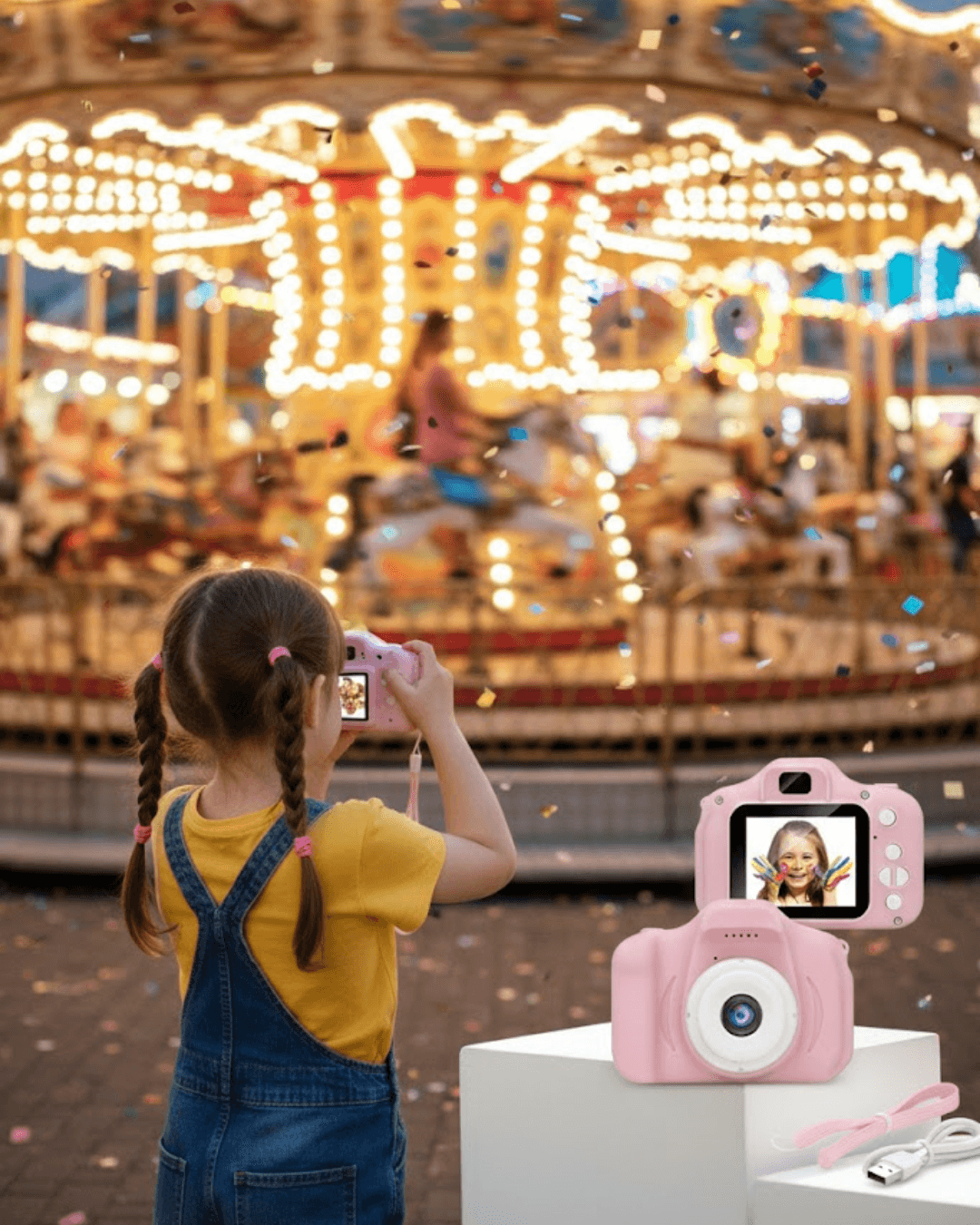 USB Bağlantılı Mini HD Kamera Video Fotoğraf Çekimli Şarj Edilebilir Taşınabilir