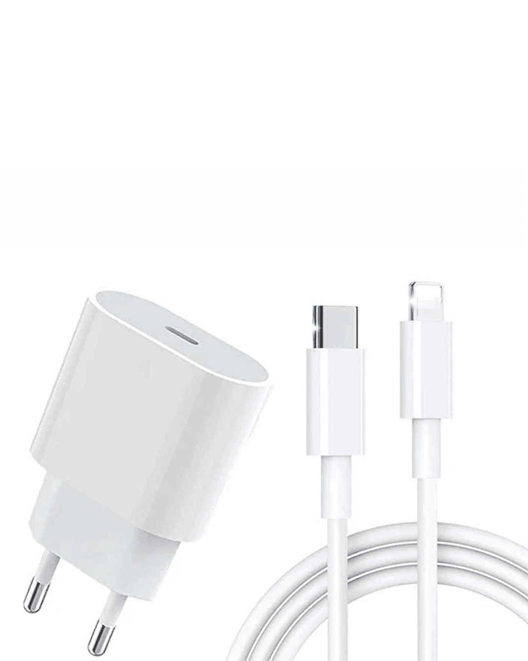 Lightning Şarj Adaptörü ve Kablo Seti 20W PD Hızlı Şarj Güvenli 6