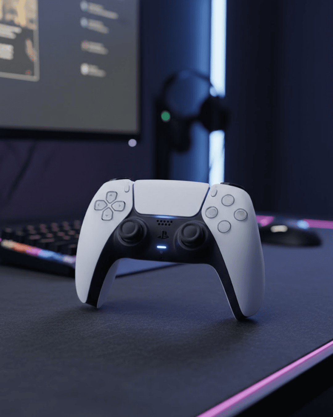 PS5 Uyumlu Kablosuz Oyun Kumandası Titreşimli Ergonomik Tasarım