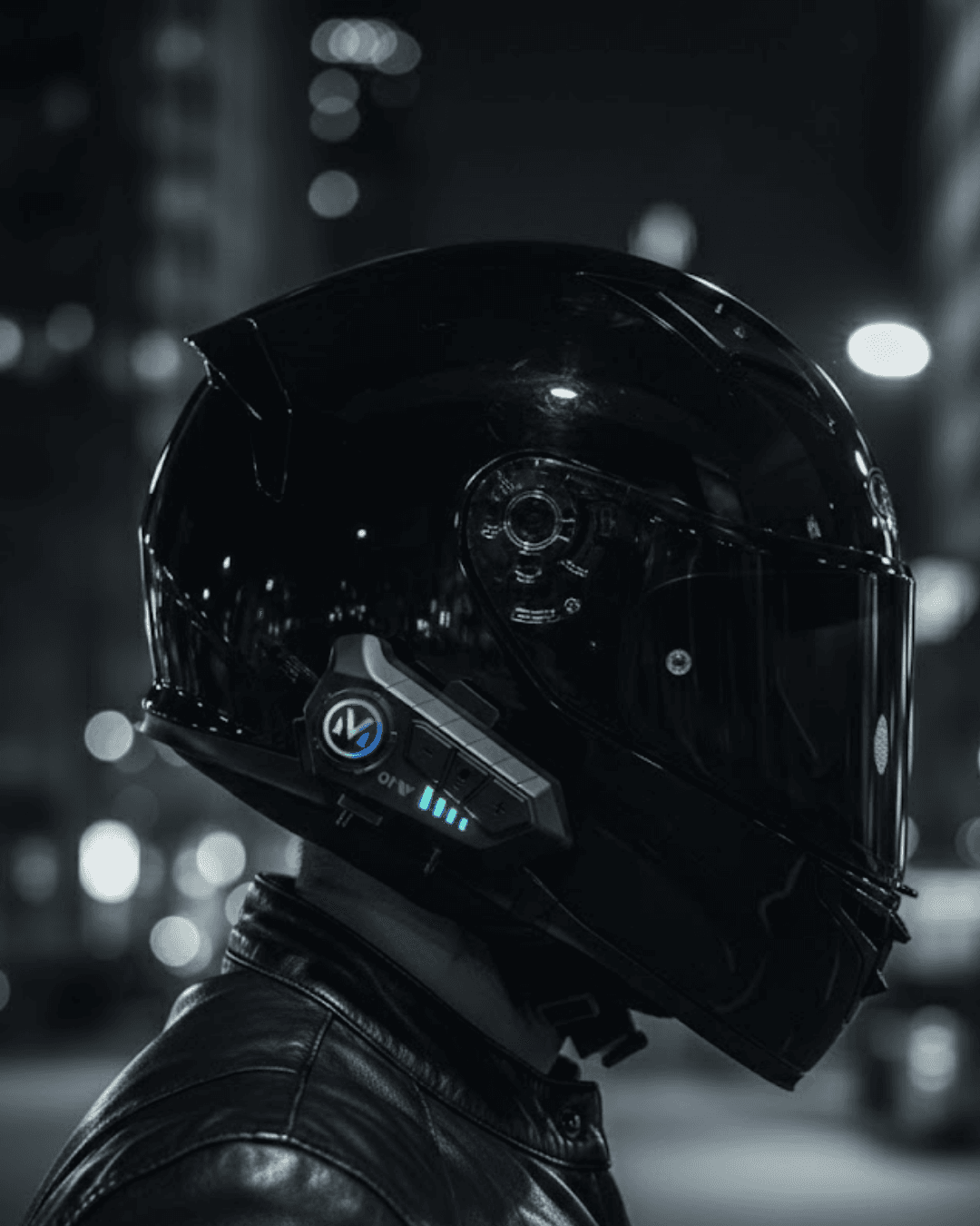 Bluetooth 5.3 Kask İçi Intercom Kulaklık 1000 m Mesafe 1000 mAh IPX6