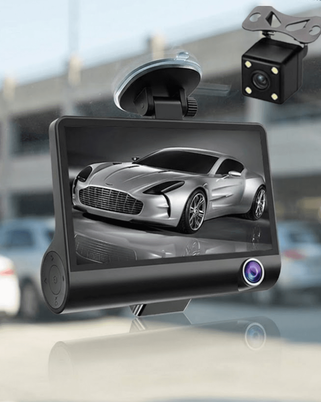 Ön Arka Kayıt Yapan Araç Kamerası Full HD 1080P 170 Derece Geniş Açı DVR