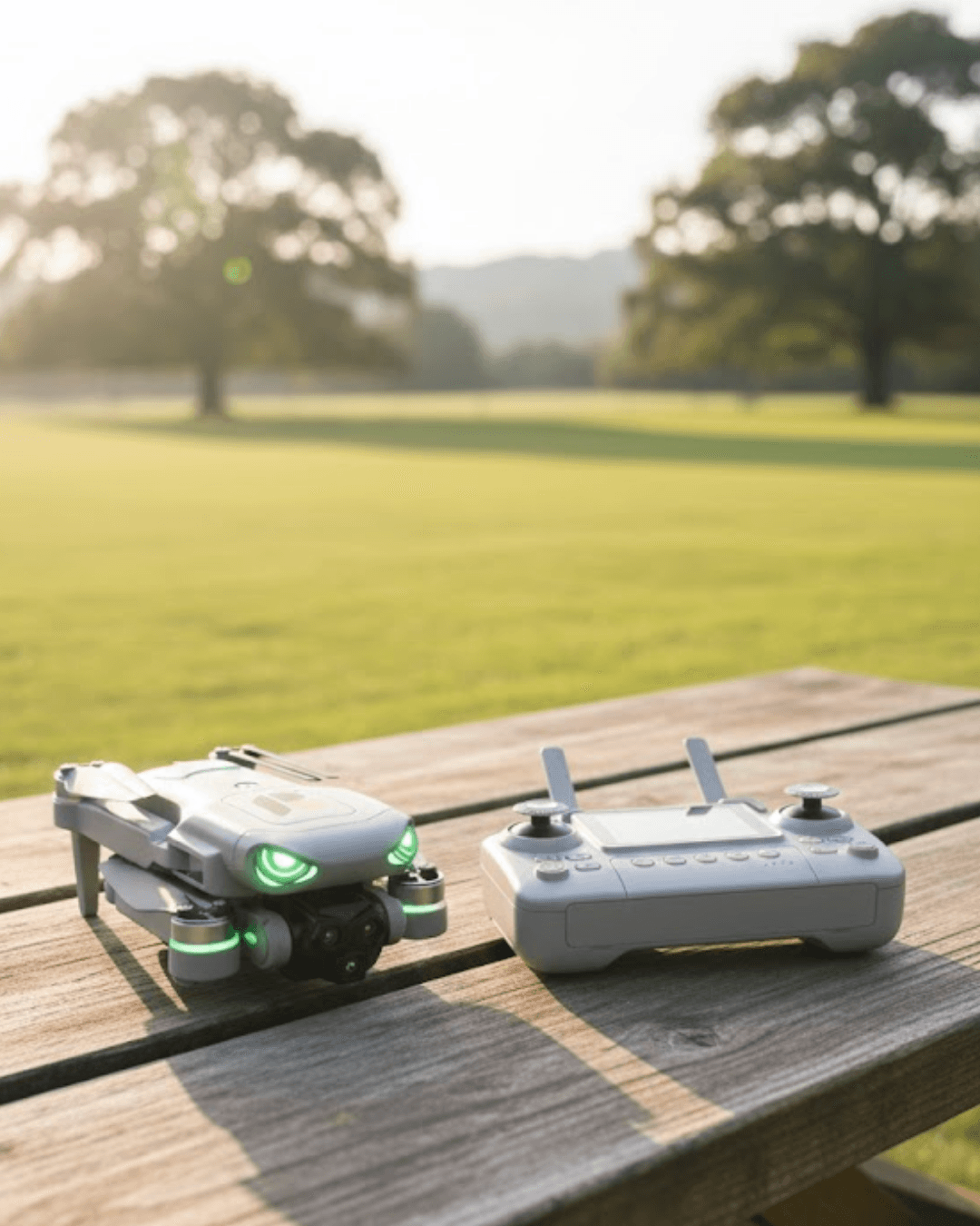 Yeni Başlayanlar İçin Drone Otomatik Kalkış Sabit Hover HD Kamera Ekranlı Kumanda